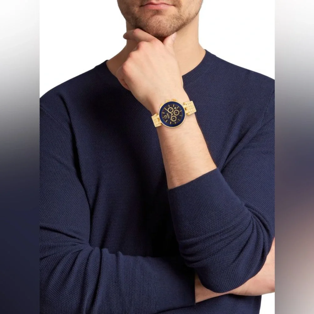 VERSUS VERSACE Logo Gent Chrono Bracelet Watch